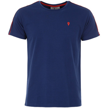 Textil Muži Trička s krátkým rukávem Degré Celsius T-shirt manches courtes homme CRANER Tmavě modrá