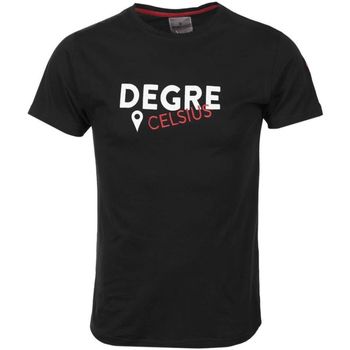 Textil Chlapecké Trička s krátkým rukávem Degré Celsius T-shirt manches courtes garçon ECALOGO Černá