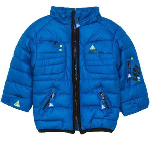 Textil Chlapecké Prošívané bundy Peak Mountain Doudoune de ski garçon ECAPTI Modrá