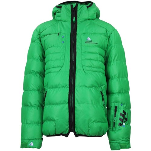 Textil Chlapecké Prošívané bundy Peak Mountain Doudoune de ski garçon ECAPTI Zelená