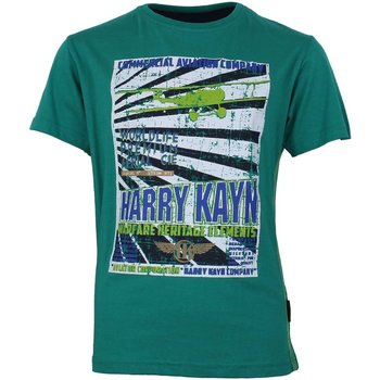 Textil Chlapecké Trička s krátkým rukávem Harry Kayn T-shirt manches courtesgarçon ECEBANUP Zelená