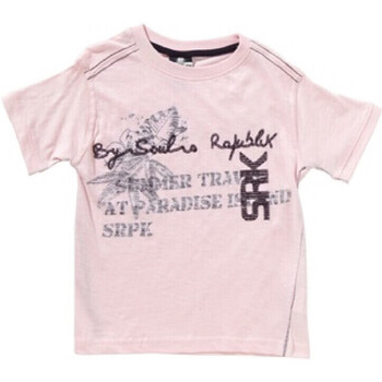 Textil Chlapecké Trička s krátkým rukávem Srk T-shirt manches courtes garçon EROLI Růžová