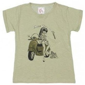 Textil Dívčí Trička s krátkým rukávem Miss Girly T-shirt manches courtes fille FADESPOLI Béžová