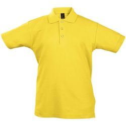 Textil Děti Polo s krátkými rukávy Sols SUMMER II KIDS - POLO DE NIÑO Žlutá