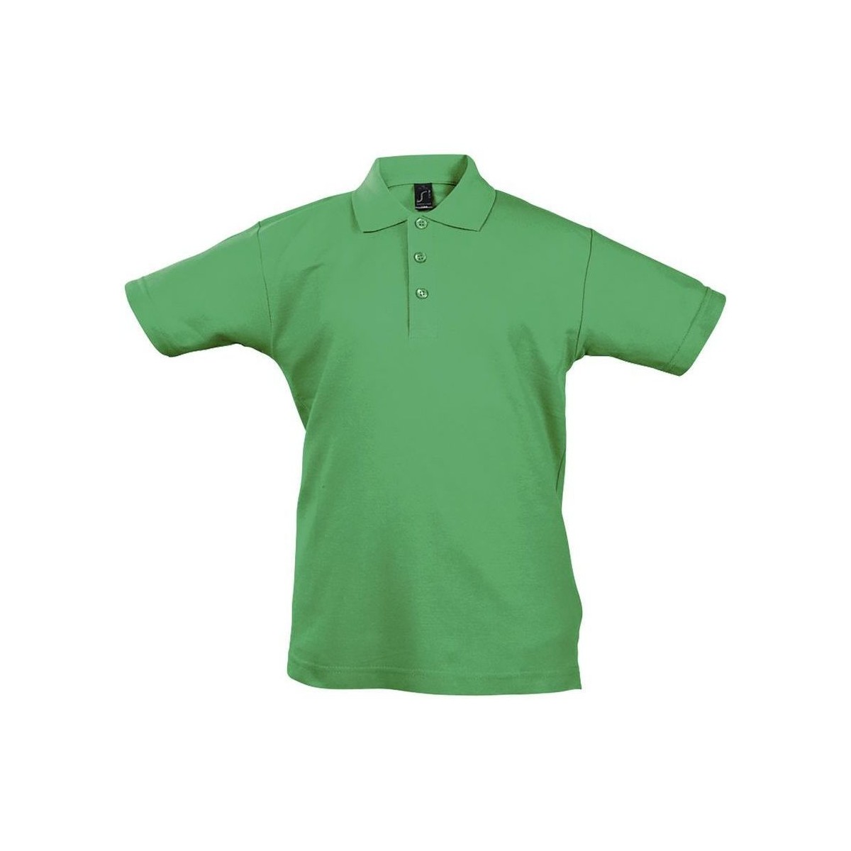 Textil Děti Polo s krátkými rukávy Sols SUMMER II KIDS - POLO DE NIÑO Zelená