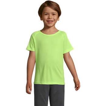 Textil Děti Trička s krátkým rukávem Sols Camiseta niño manga corta Žlutá