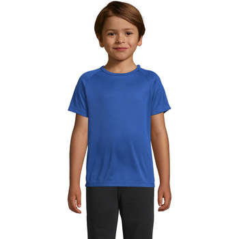 Textil Děti Trička s krátkým rukávem Sols Camiseta niño manga corta Modrá