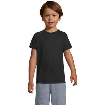 Textil Děti Trička s krátkým rukávem Sols Camiseta niño manga corta Černá