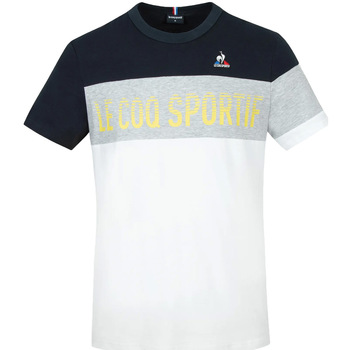 Textil Muži Trička s krátkým rukávem Le Coq Sportif Saison 2 Tee N°1 Modrá