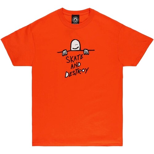 Textil Muži Trička s krátkým rukávem Thrasher  Oranžová