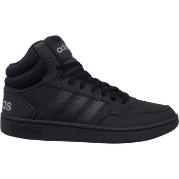 adidas Kotníkové boty Hoops 30 Mid - Černá