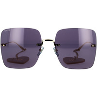 Hodinky & Bižuterie Ženy sluneční brýle Gucci Occhiali da Sole  GG1147S 004 Zlatá