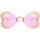 Hodinky & Bižuterie Ženy sluneční brýle Gucci Occhiali da Sole  GG0897S 001 Zlatá