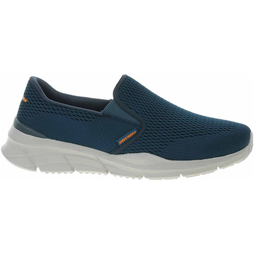 Boty Muži Šněrovací polobotky  & Šněrovací společenská obuv Skechers Equalizer 4.0-Triple-Play navy-orange Modrá