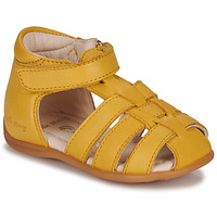 Boty Chlapecké Sandály Little Mary LEANDRE Žlutá šafránová