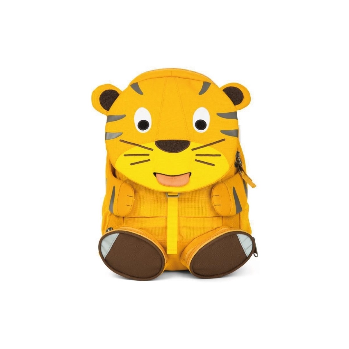 Taška Děti Batohy Affenzahn Theo Tiger Large Friend Backpack Žlutá