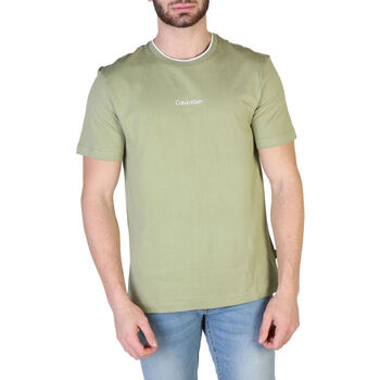 Textil Muži Trička s krátkým rukávem Calvin Klein Jeans - k10k107845 Zelená