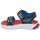 Boty Chlapecké Sandály Skechers CUBOSANDAL Černá / Modrá / Červená