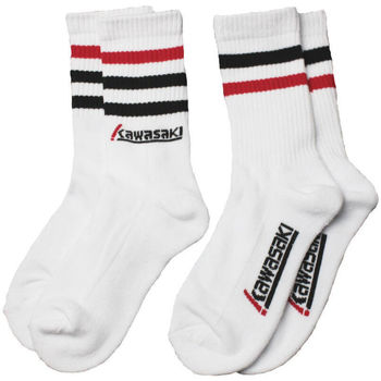 Kawasaki 2 Pack Socks K222068 1002 White Bílá