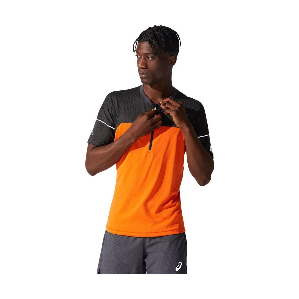 Textil Muži Trička s krátkým rukávem Asics Fujitrail Oranžová