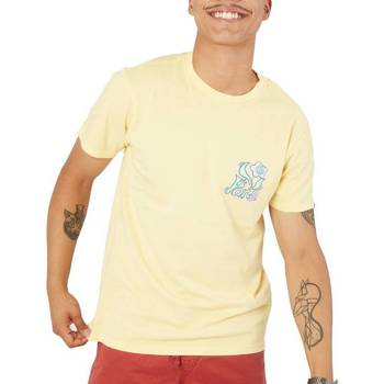 Vans Košile s krátkými rukávy PEACE FLOWER SS - Žlutá