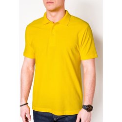 Textil Muži Trička & Pola Ombre Pánské basic polo tričko Sheer žluté S Žlutá