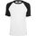 Textil Muži Trička s krátkým rukávem Urban Classics Pánské dvoubarevné tričko Raglan Bílá