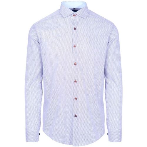 Textil Muži Košile s dlouhymi rukávy Mmer Pánská bavlněná košile Spell bílá Bílá