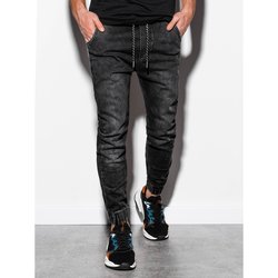 Textil Muži Rifle Ombre Pánské džínové jogger kalhoty Reynard černé Černá