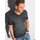 Textil Muži Trička s krátkým rukávem Ombre Pánské basic tričko Peterin černá Černá