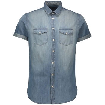 Textil Muži Košile s dlouhymi rukávy Piazza Italia Pánská košile Dean světle modré S Modrá