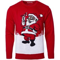 Textil Svetry Wayfarer Vánoční svetr Santa červená Červená