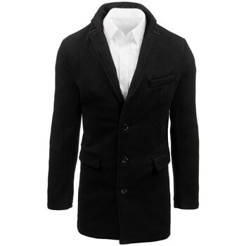J.style Kabáty J. Style Pánský kabát Jorakan černá - Černá
