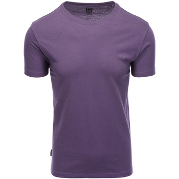 Textil Muži Trička s krátkým rukávem Ombre Pánské basic tričko Elis fialová Fialová