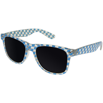 Hodinky & Bižuterie Ženy sluneční brýle Oem Dámské sluneční brýle Nerd mosaic modré Světle modrá