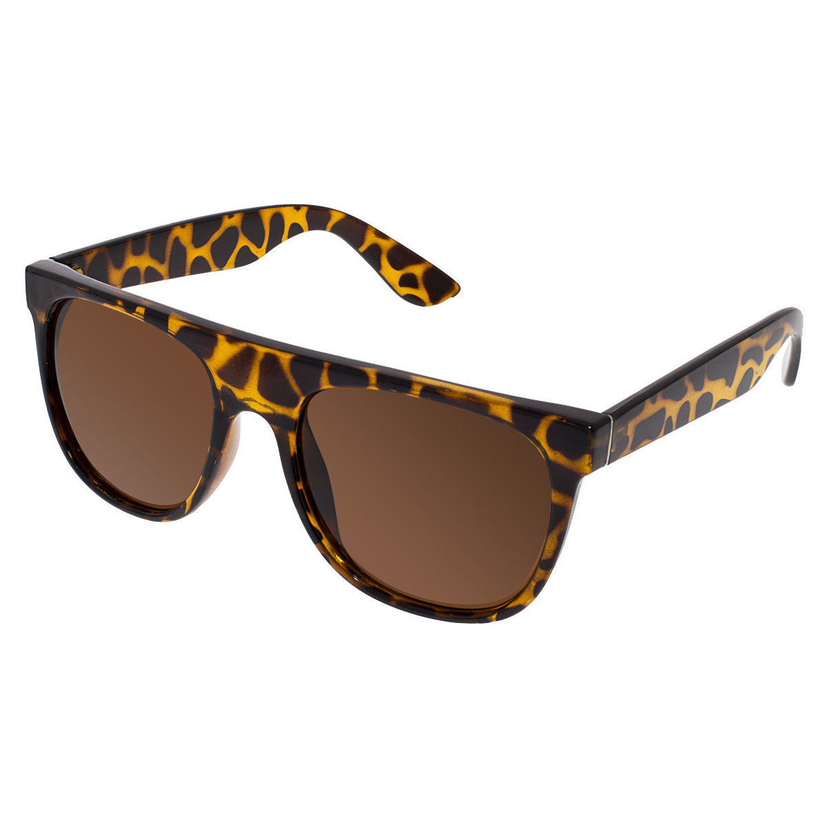 Hodinky & Bižuterie Ženy sluneční brýle Oem Dámské sluneční brýle Nerd Mercury leopard Hnědá