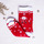 Doplňky  Doplňky k obuvi Star Socks Vánoční ponožky Santa Červená