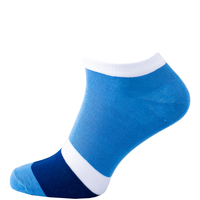 Doplňky  Muži Doplňky k obuvi Zapana Pánské barevné kotníkové ponožky Slice světle modré Modrá