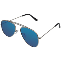 Hodinky & Bižuterie sluneční brýle Oem Sluneční brýle pilotky Scannell modrá skla 