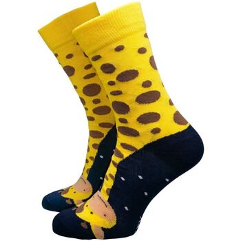 Doplňky  Doplňky k obuvi Hesty Socks Pánské ponožky Giraffe navy-žluté 39-42 Tmavě modrá