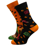 unisex ponožky Hunter oranžovo-černé