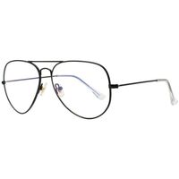 Hodinky & Bižuterie sluneční brýle Veyrey Brýle proti modrému světlu pilotky Bloss černá 