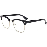 Hodinky & Bižuterie sluneční brýle Veyrey Brýle blokující modré světlo polorámové Gadson černá 