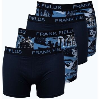 Spodní prádlo Muži Boxerky Frank Fields Sada Boxerek PopArt světle modré, tmavě modré Modrá světlá/Modrá tmavá