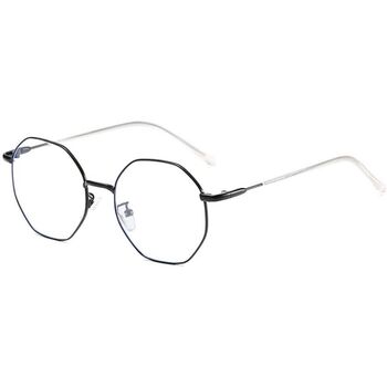 Hodinky & Bižuterie sluneční brýle Veyrey Brýle proti modrému světlu oválné Ralf černá Černá