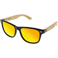 Hodinky & Bižuterie sluneční brýle Veyrey Dřevěné polarizační sluneční brýle hranaté Conifer 