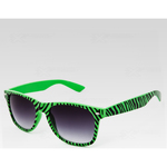 Sluneční brýle Nerd zebra zelená