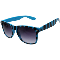 Hodinky & Bižuterie sluneční brýle Oem Sluneční brýle Nerd zebra modrá 