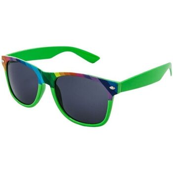 Hodinky & Bižuterie sluneční brýle Oem Sluneční brýle Nerd spectrum zelená 