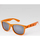 Hodinky & Bižuterie sluneční brýle Oem Sluneční brýle Nerd kaňka oranžové s černými skly Oranžová